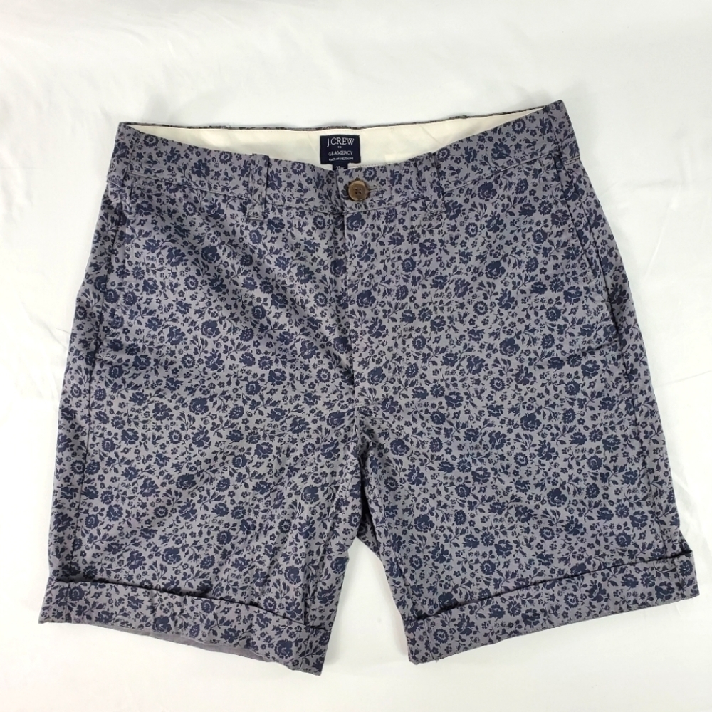 J. CREW Gramercy Unisex floral print shorts